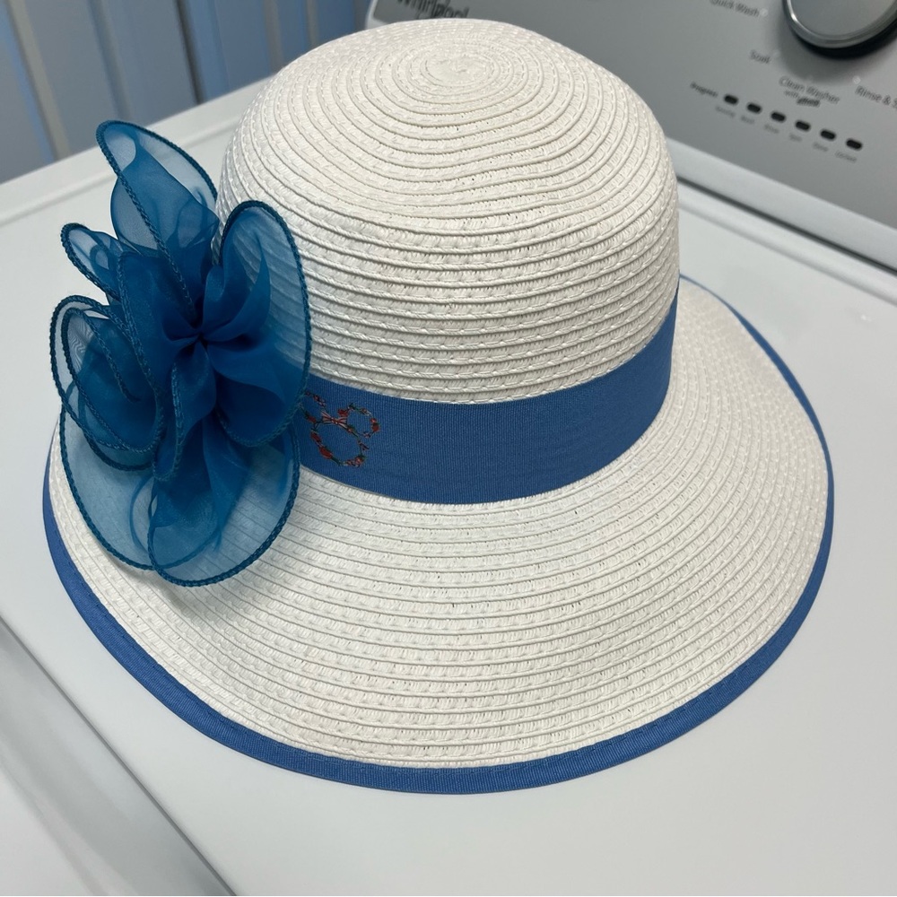 Disney | Epcot United Kingdom Pavilion Floral Straw Hat